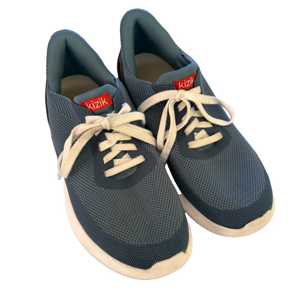 Kizik Athens Sneakers Mens 8.5 WIDE / Womens 10 Hands Free Shoes Deep Sea Blue
